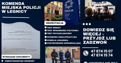Czekasz na wyniki matury? Nie zwlekaj, zacznij służbę w Policji już dziś!