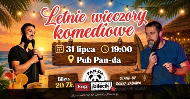 Zapraszamy 31 lipca 2026 roku do Pub Pan-Da, Legnica, ul. Jaworzyńska 10a.